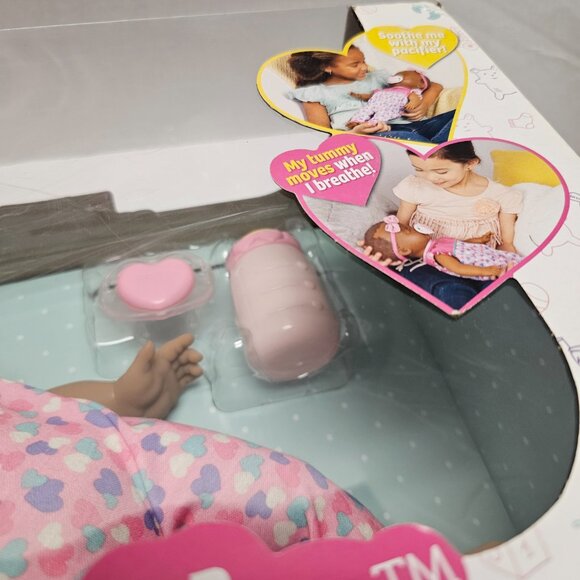 New Box Luvabella Newborn African American Interactive Life like Girl Doll Real - Picture 14 of 16